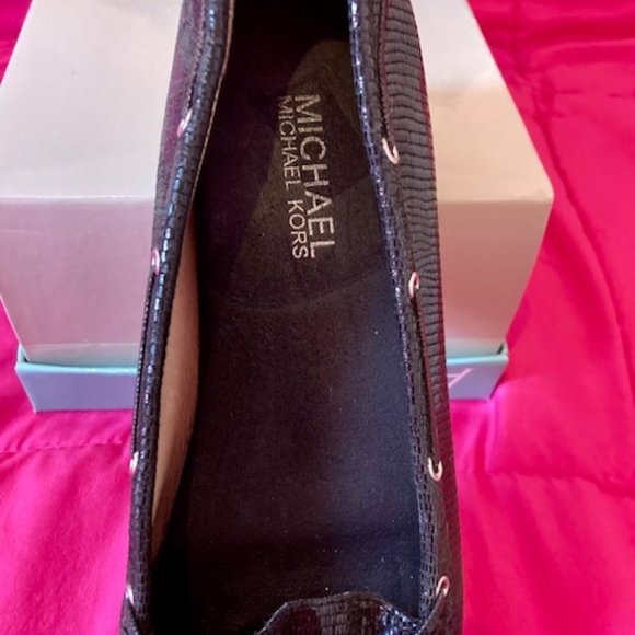 Michael Kors Black Moccassins for Women - Picture 7 of 8